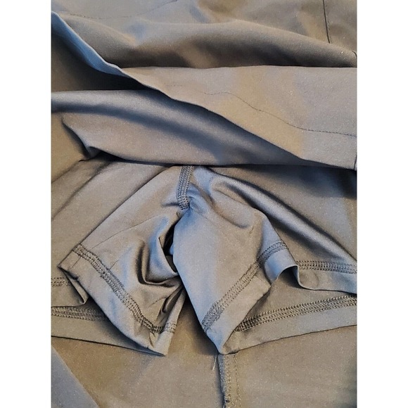 Puma Pounce Solid Black Polyester Comfort Waist A-Line Active Wear Skort Size M - Picture 11 of 12